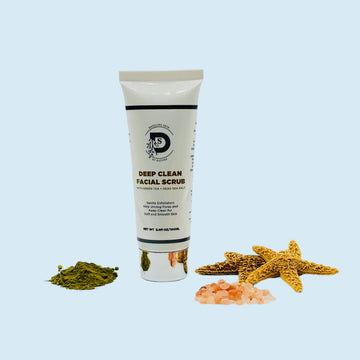 Deep Clean Facial Scrub with Green Tea + Dead Sea Salt